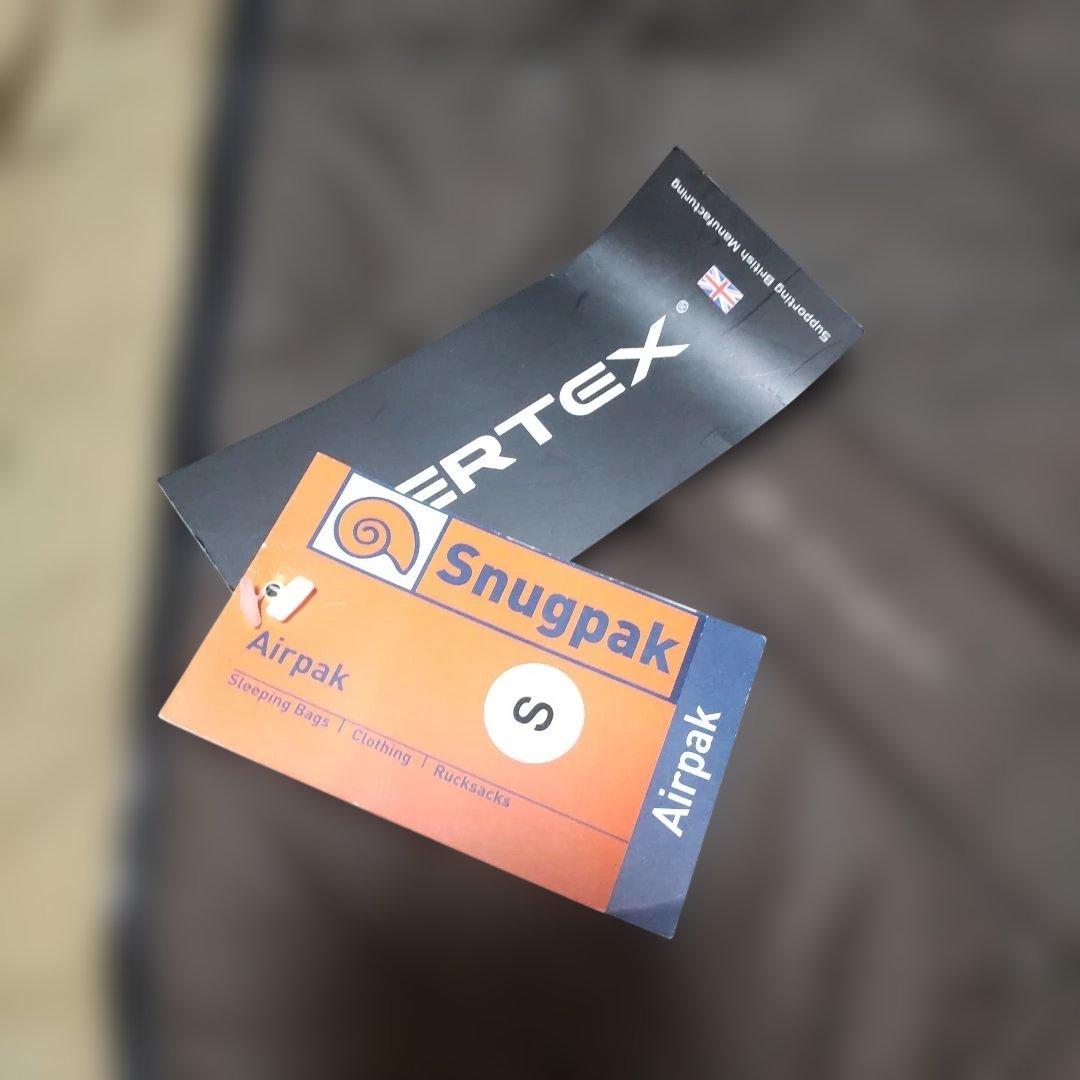 未使用タグ付☆Snugpakスナグパック Airpakエアーパック S 国内正規