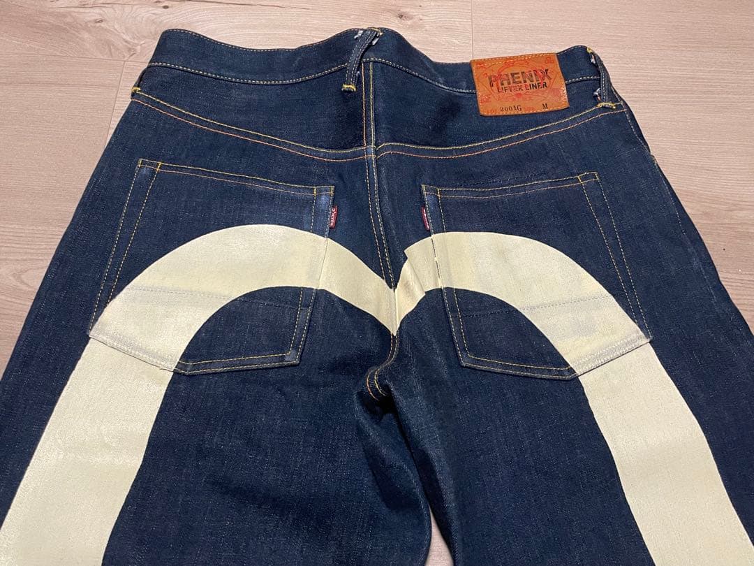 サイズM 白大黒 スノボ 2001G PHENIXコラボ エヴィス エビス