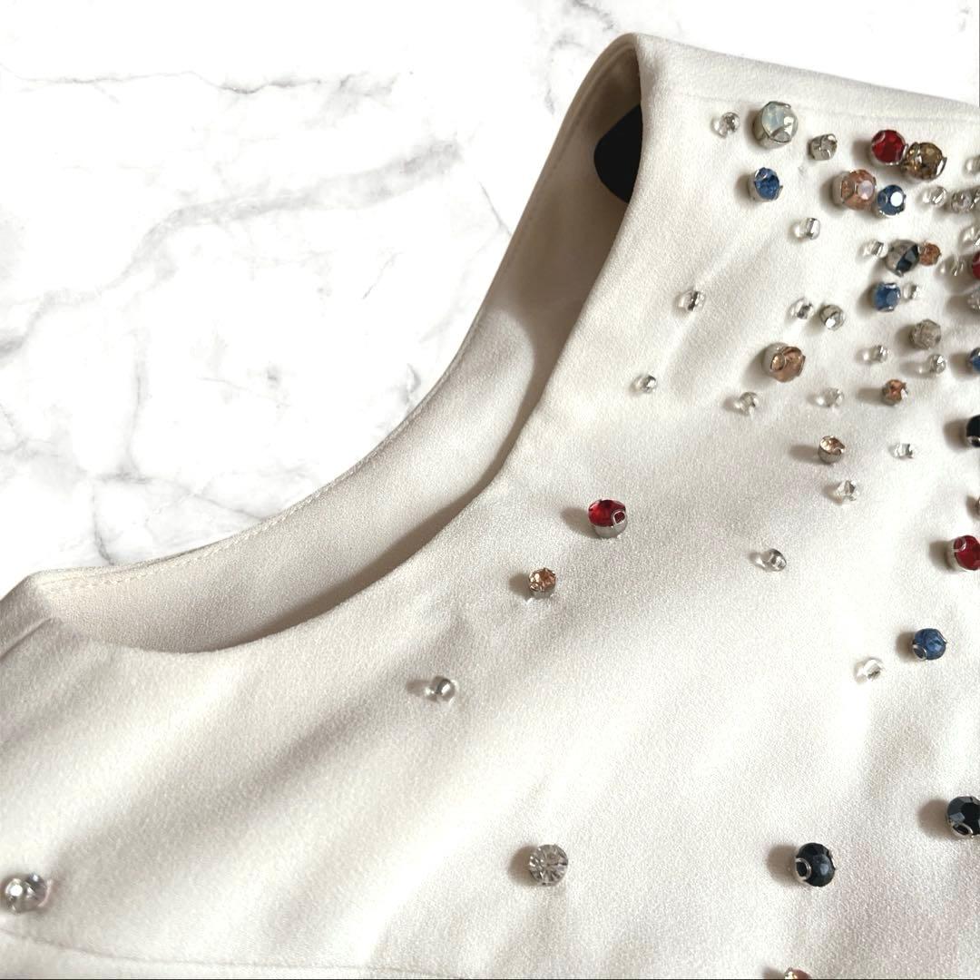 グレースコンチネンタル　ラインストーンワンピース　38 ダイアグラム