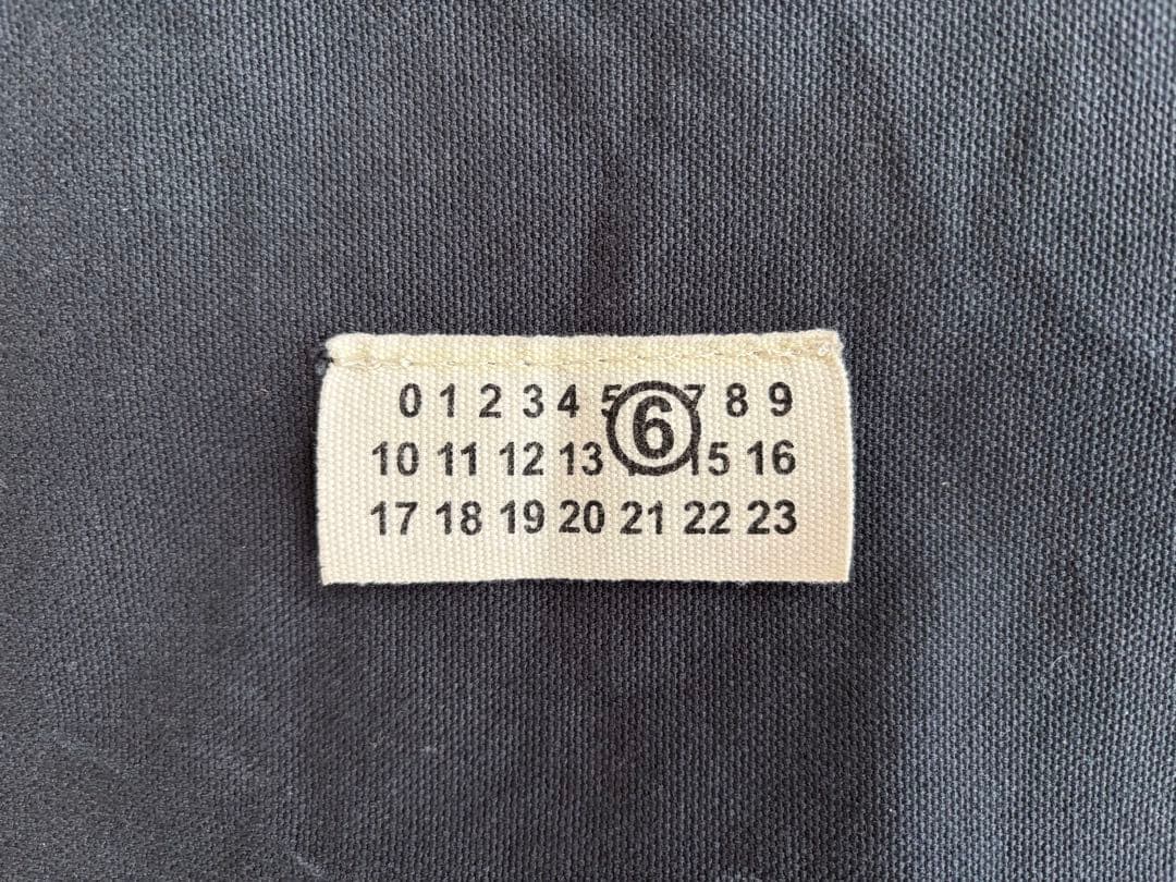 【MM6】メゾンマルジェラ トート バッグ キャンバス ナンバー カレンダー