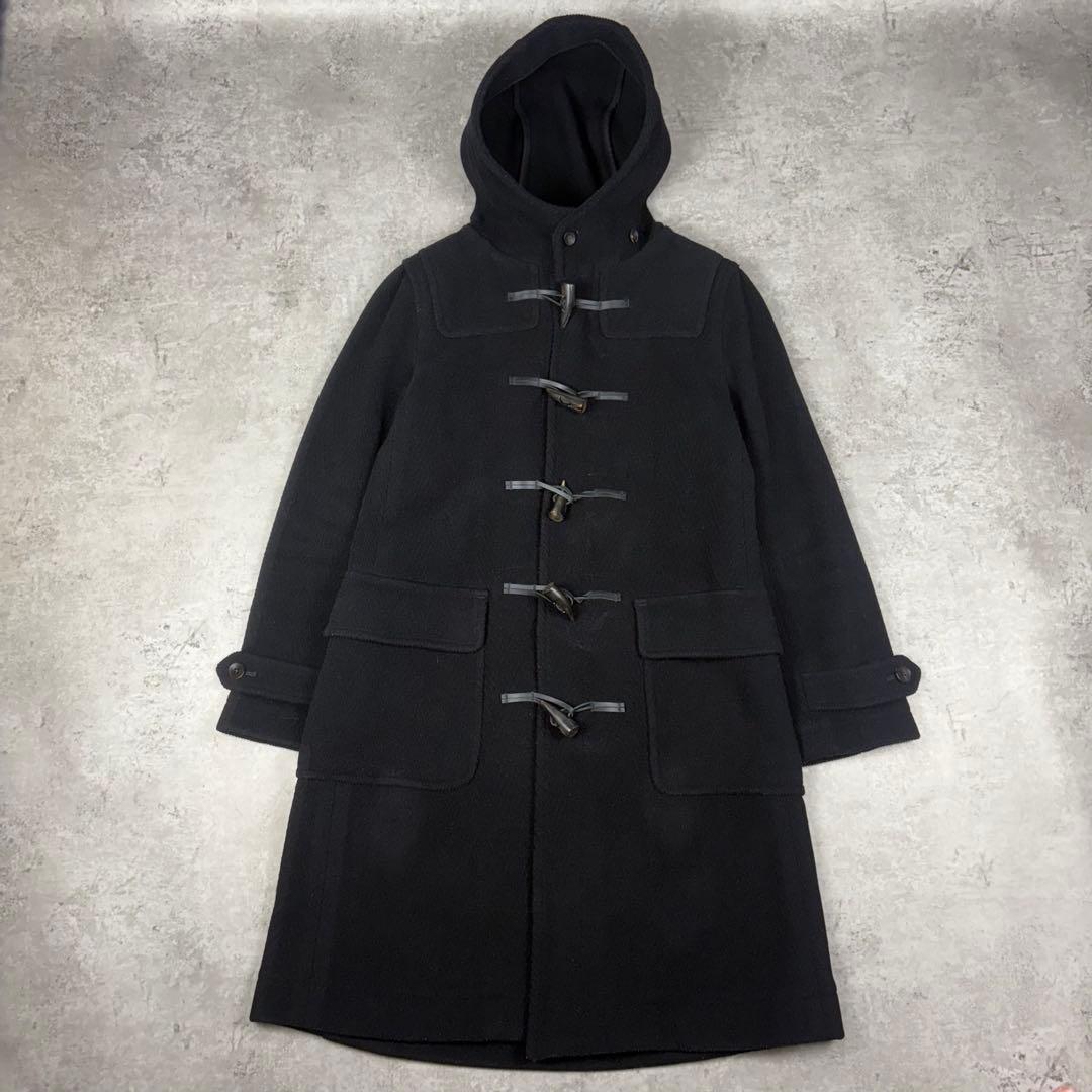 グレンフェル　GRENFELL ダッフルコート　ヘリンボーン　ウール　36 英国