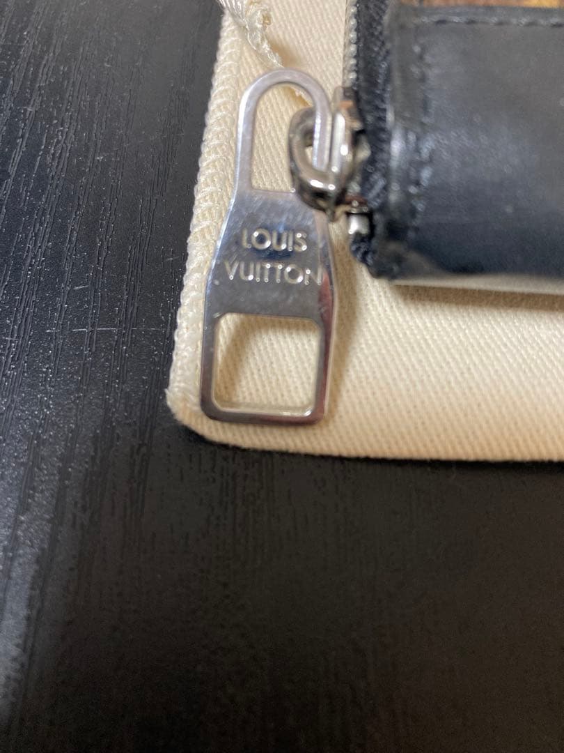【美品】Louis Vuitton 長財布 ブラウン/ブラック