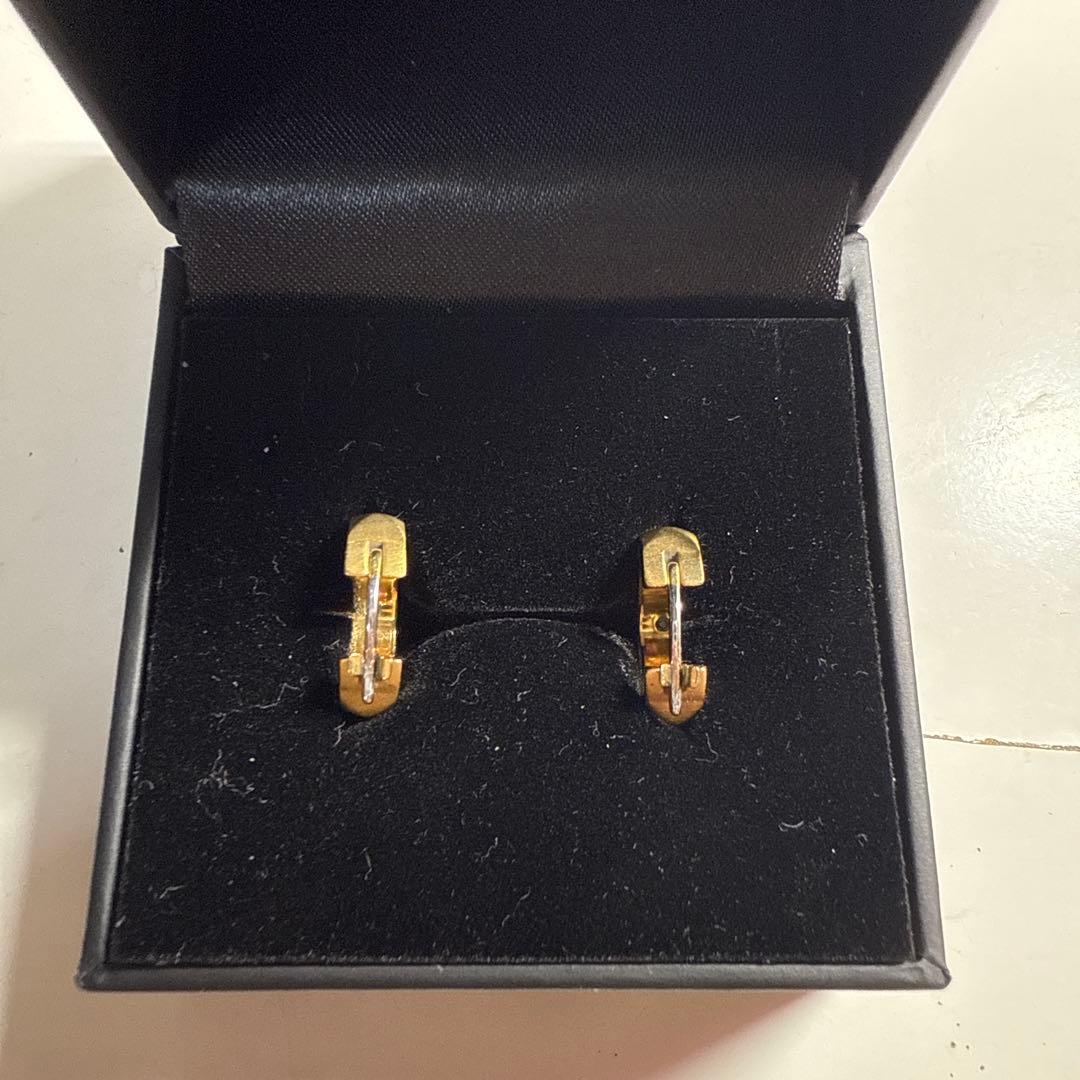 DIESEL ゴールドピアス 2点セット