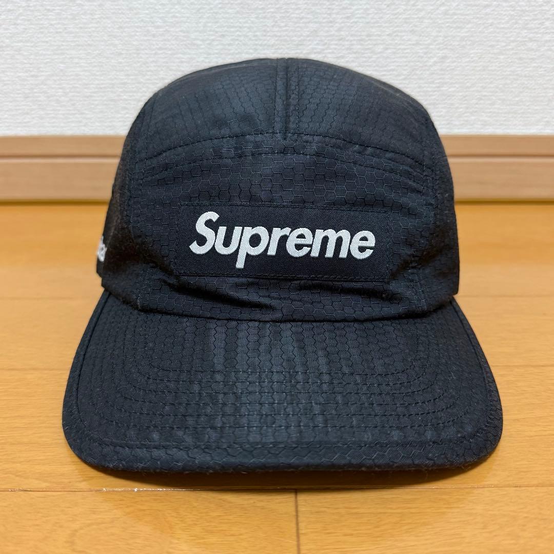 ほぼ未使用 Supreme Kevlar Camp Cap ブラック 20aw