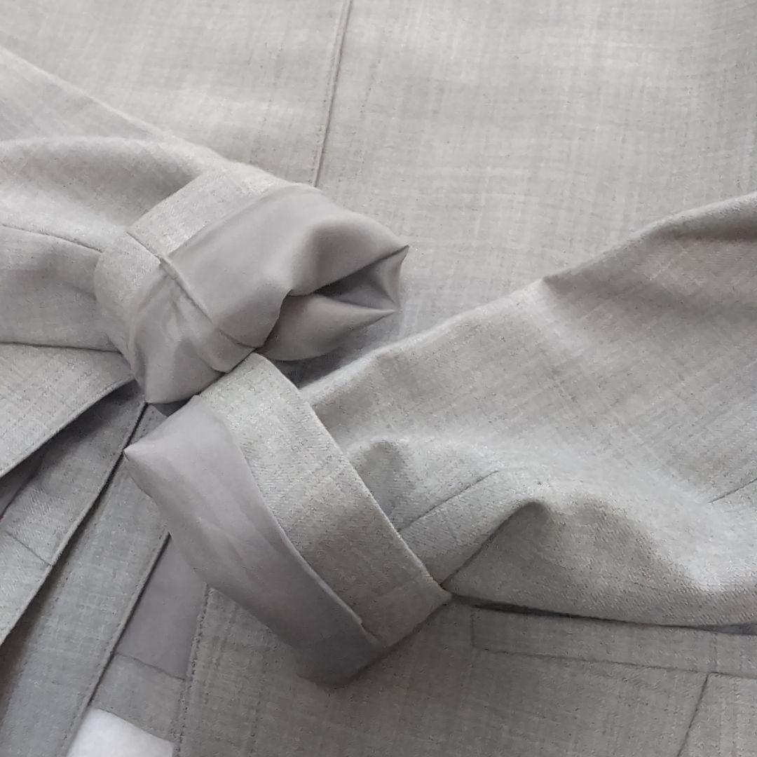 Theory　セットアップ　 スーツ　ノーカラー　センタープレス　Size00