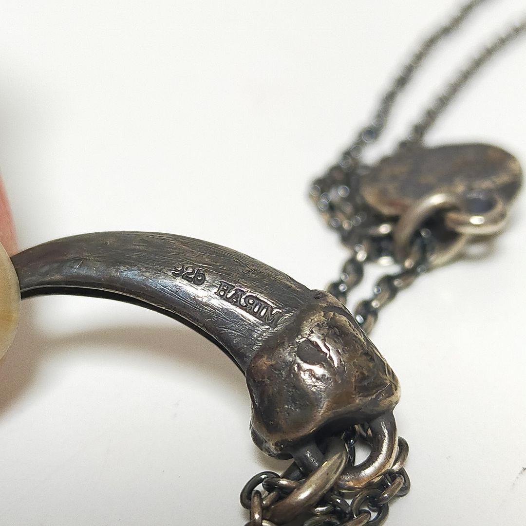HARIM ハリム 希少廃盤 owl talon スカル ネックレス 925