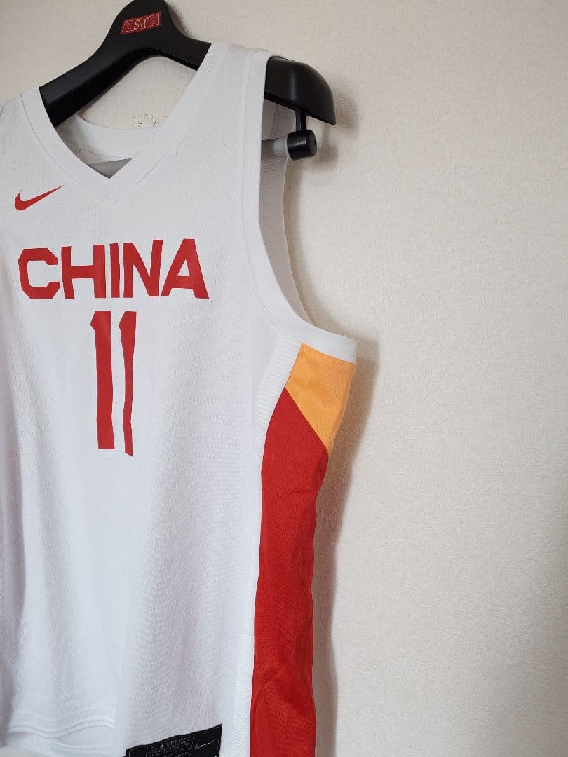 中国代表 バスケットボール ユニフォーム L 易建聯 NIKE CZ4255