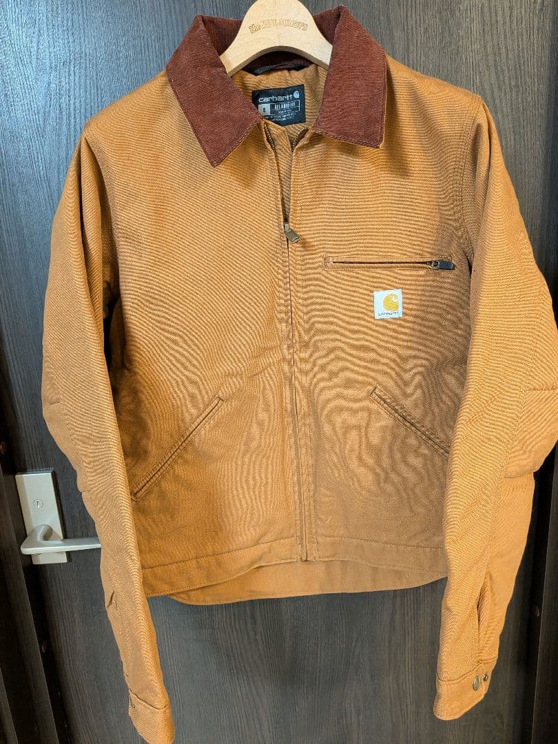 Carhartt ブラウン デトロイトジャケット　現行