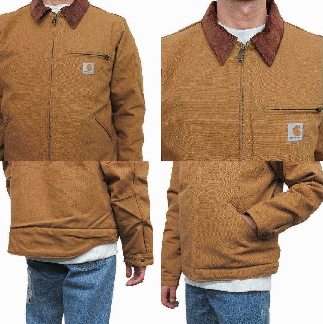 Carhartt ブラウン デトロイトジャケット　現行