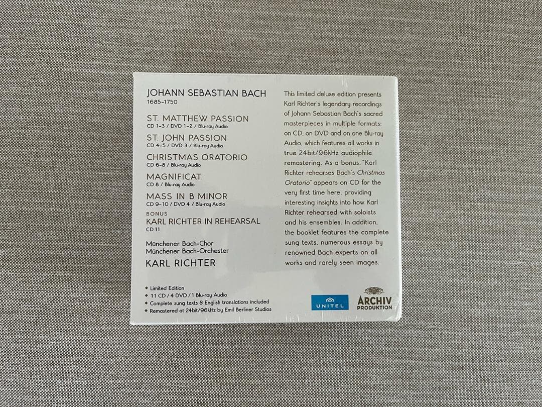 【未開封】『BACH: SACRED WORKS』（カール・リヒター）