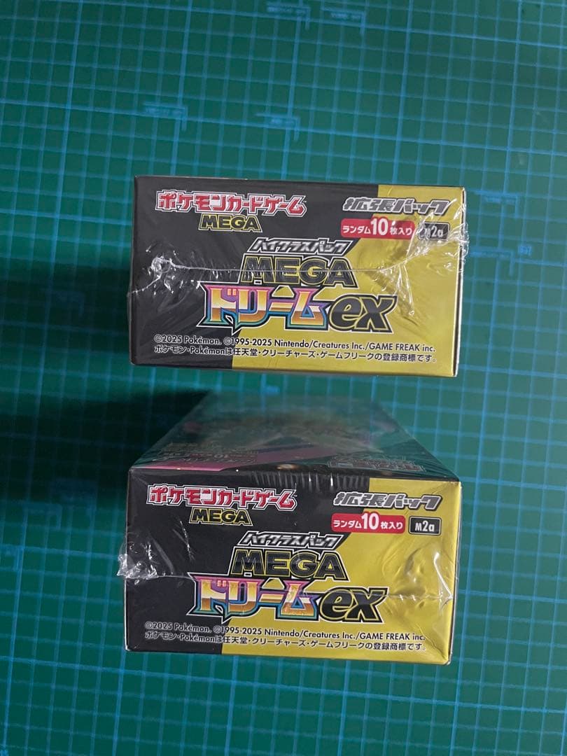 ポケカBOX シュリンク付き　メガドリームex 2BOX