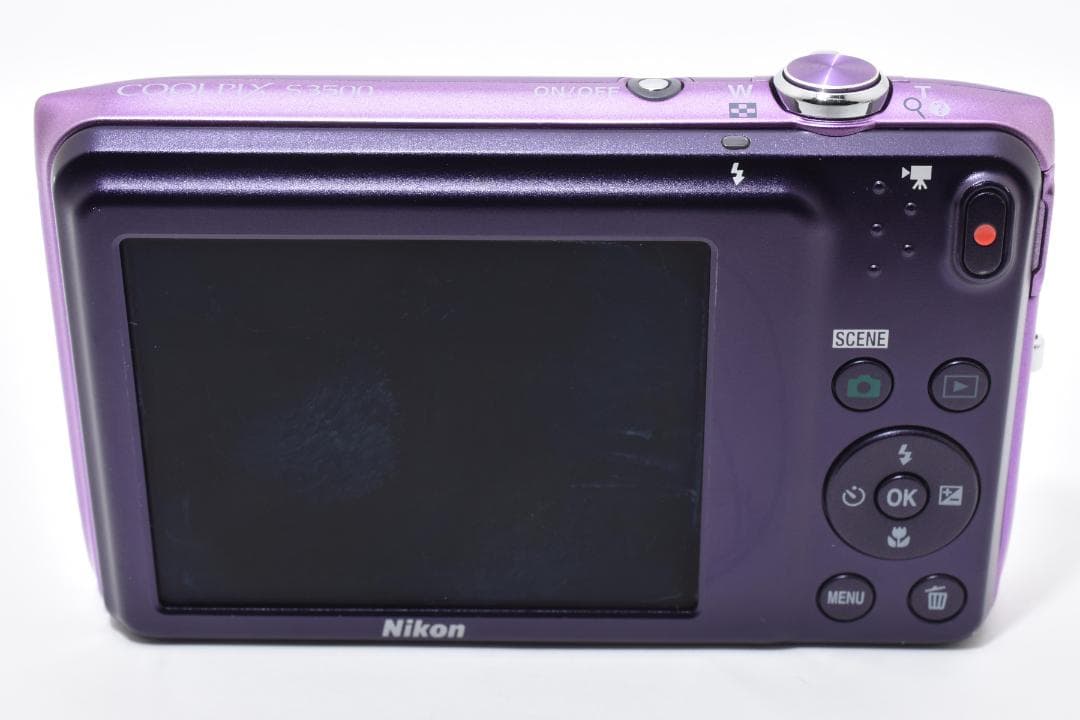 Nikon COOLPIX S3500コンパクトデジタルカメラ パープル ニコン