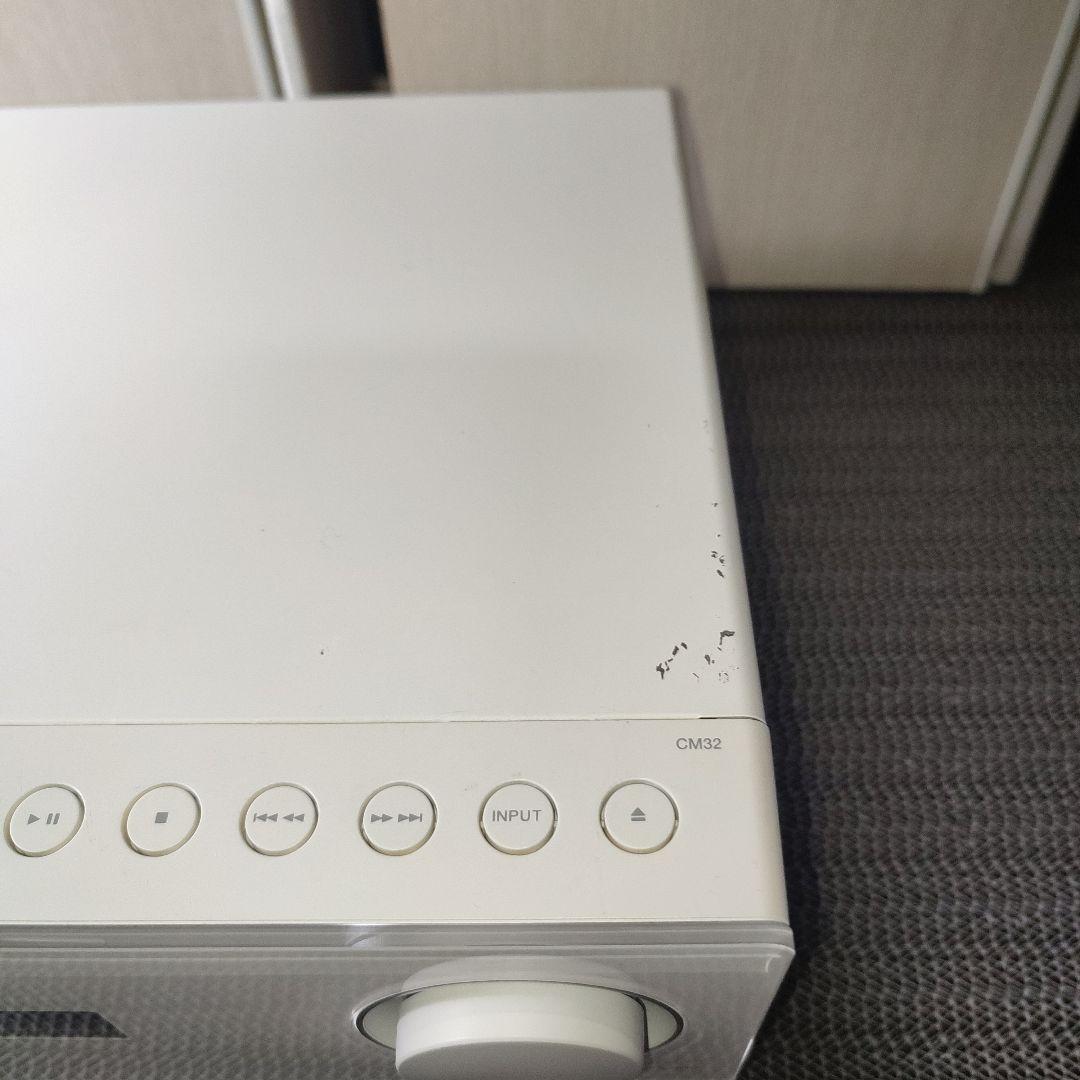 Pioneer ミニコンポ X-CM32BT-W（ホワイト） リモコン付き