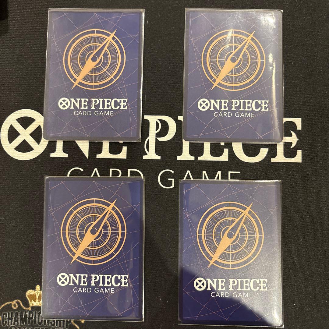 ワンピースカード　フラッグシップバトル　ベスト８プロモ　たしぎ4枚セット