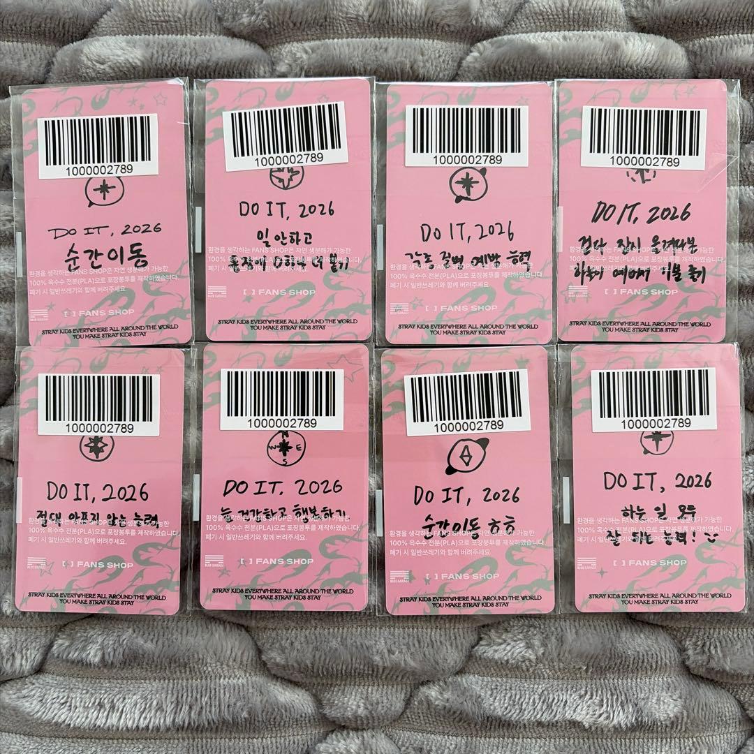 Stray Kids DO IT FANS ラキドロ 2.0 8枚 セット