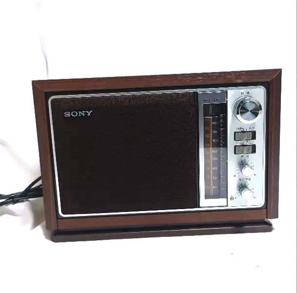 【美品】SONY ICF-9740 AM/FM ホームラジオ