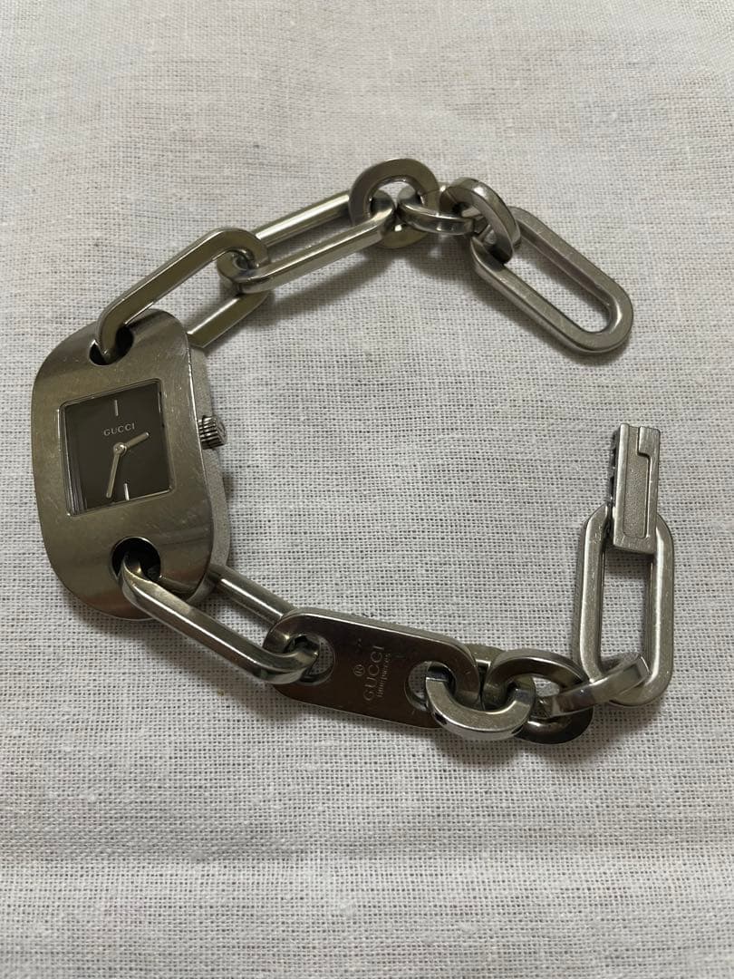 GUCCI チェーンブレスレット時計 6155L レディース