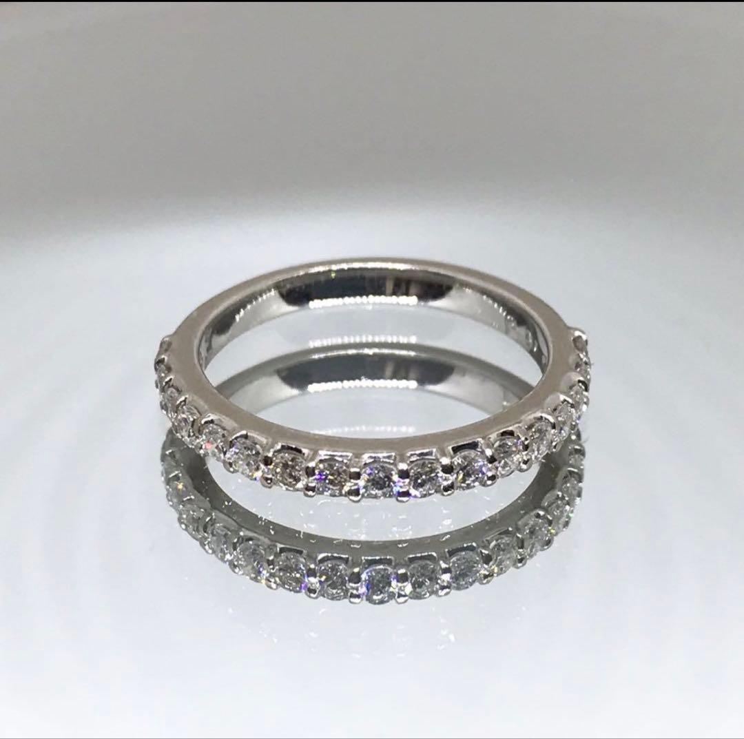 週末セール！！ポンテヴェキオ　ハーフエタニティリング　6号