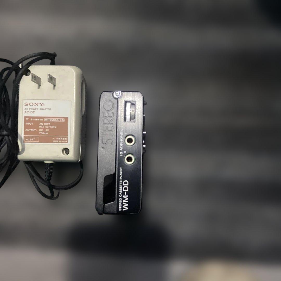 SONY WALKMAN DD カセットプレーヤー ACアダプター付き
