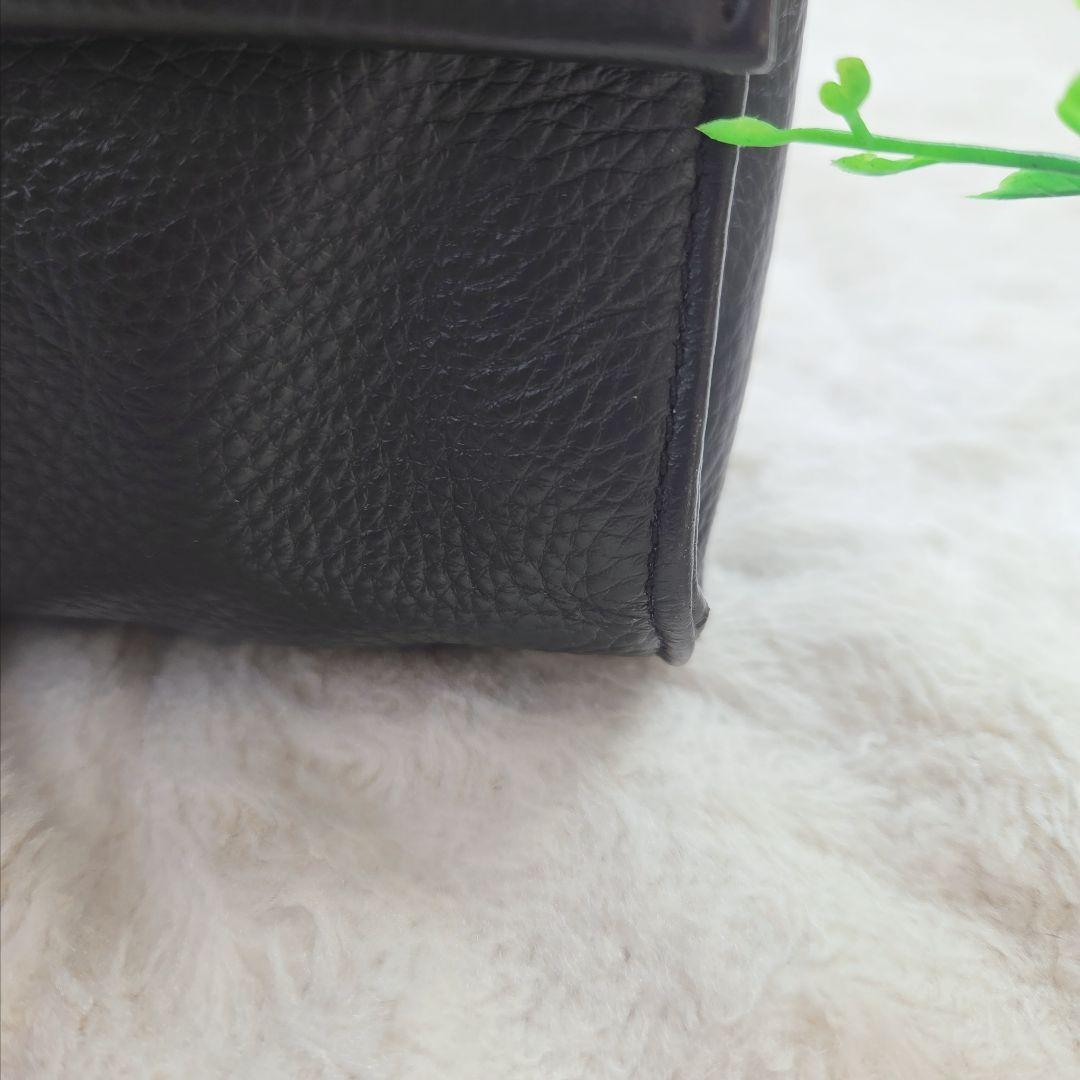 イアパピヨネ 柄ワイドテープショルダーバッグ　ダルメシアン ボディバッグ 黒