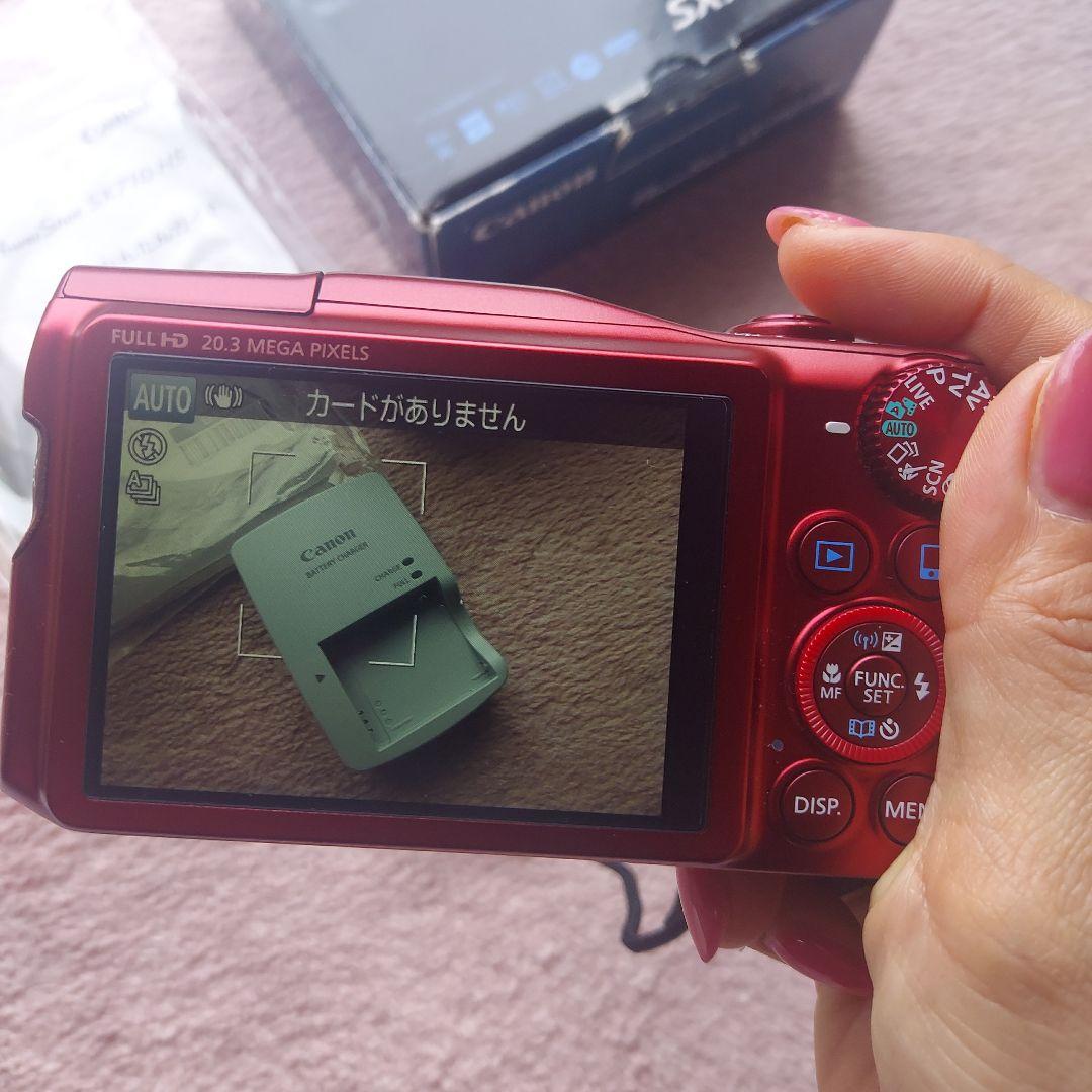 Canon PowerShot SX710HS レッド　キャノン　パワーショット