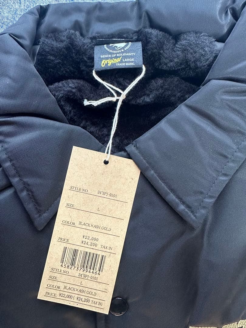 ジャケット・アウター RATS BOA COACH JACKET ASH GOLD