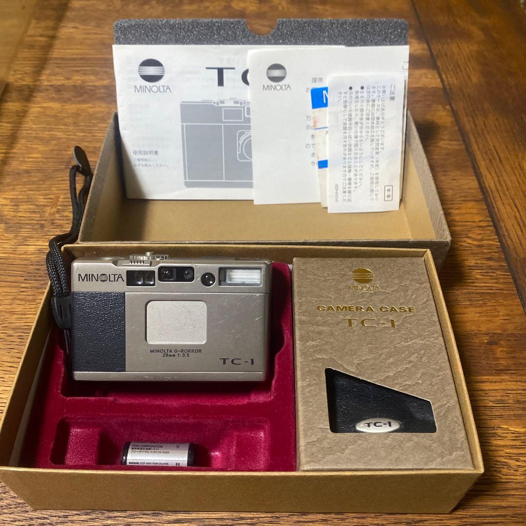 MINOLTA TC-1、28mm f/3.5 説明書付き