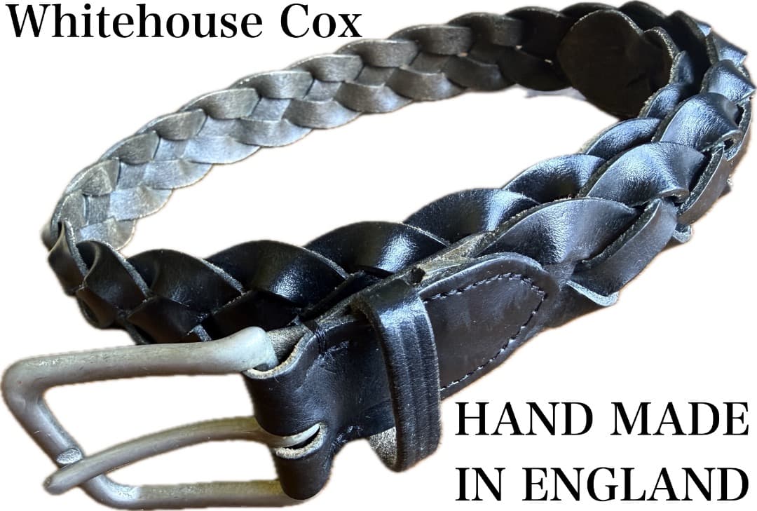 WhitehouseCoxホワイトハウスコックス・メッシュベルト英国製30/75