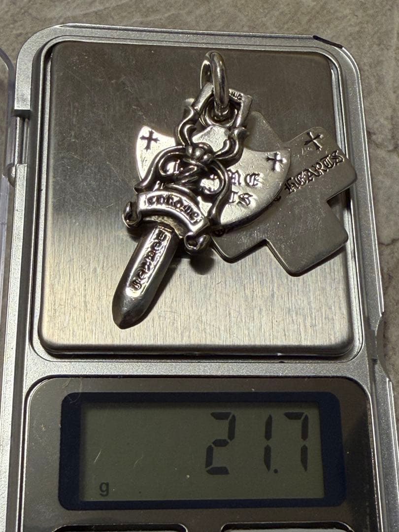 専用クロムハーツ　3トリンケッツ　ペーパーチェーン