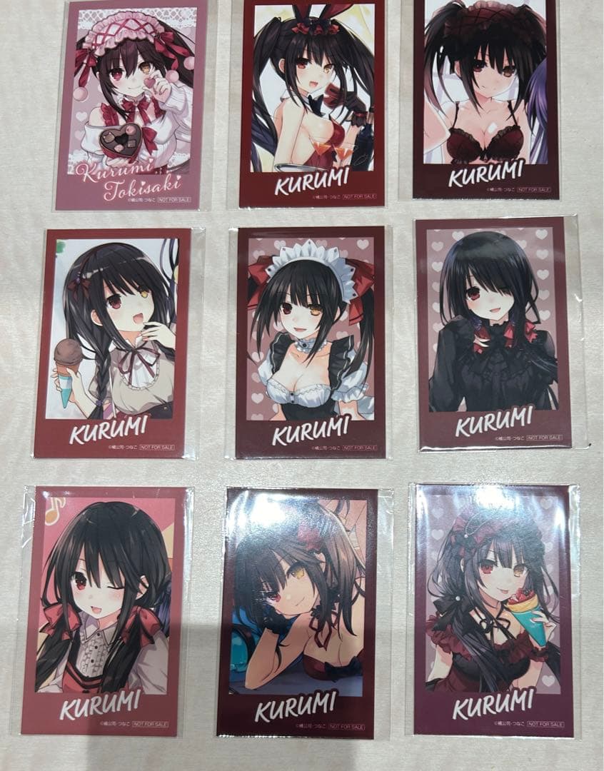 デート・ア・ライブ 狂三バレンタイン 2026 時崎狂三 特典　9種コンプリート