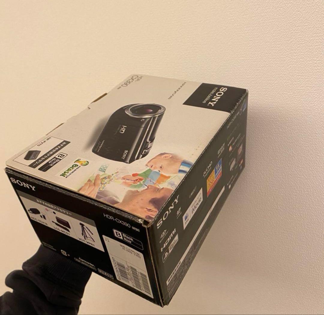 Sony HDR-CX390 ビデオカメラ 充電器・USBケーブルバッテリー付属