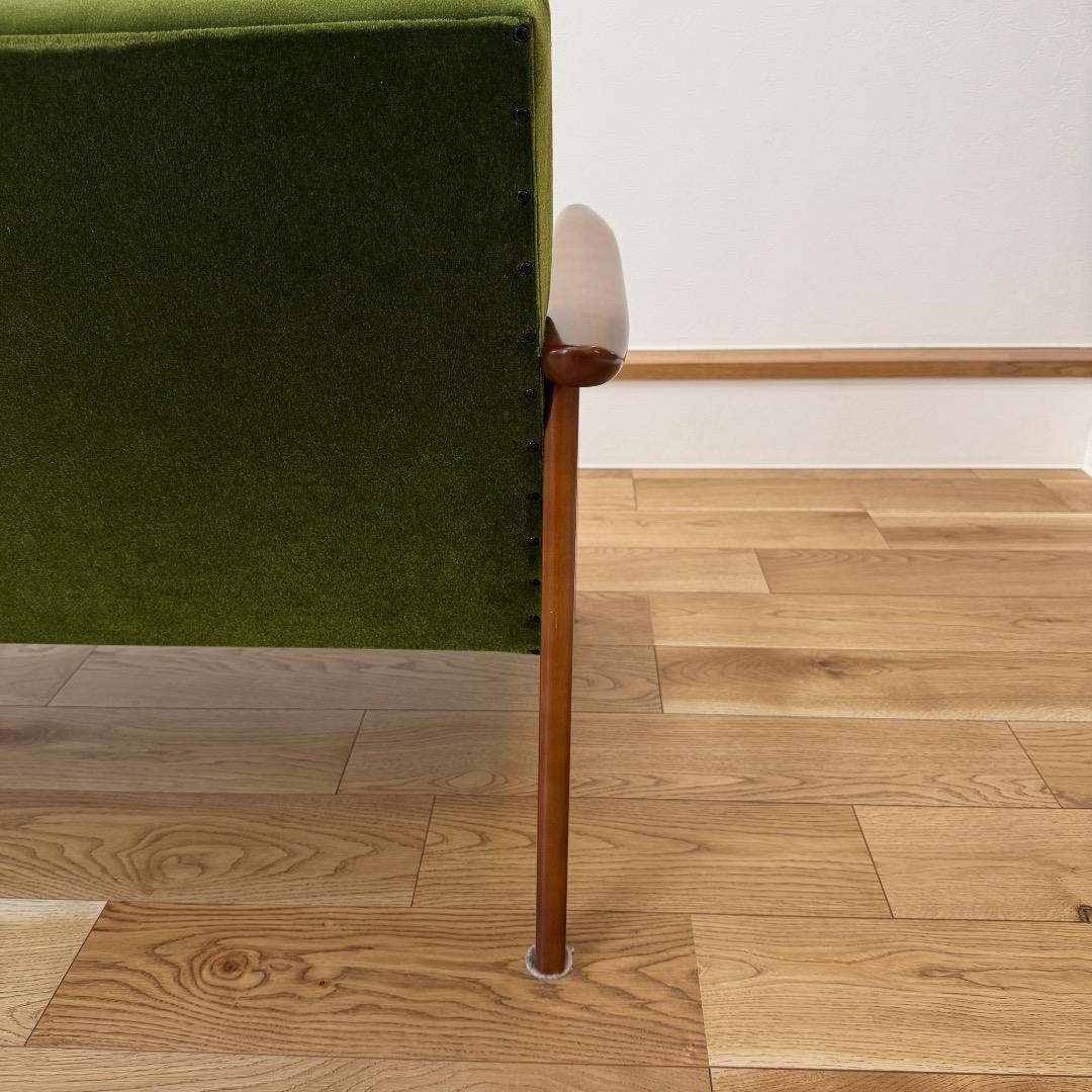 ✳︎週末のお値引き✳︎【美品】カリモク６０　Kチェア　２シーター　モケットグリーン