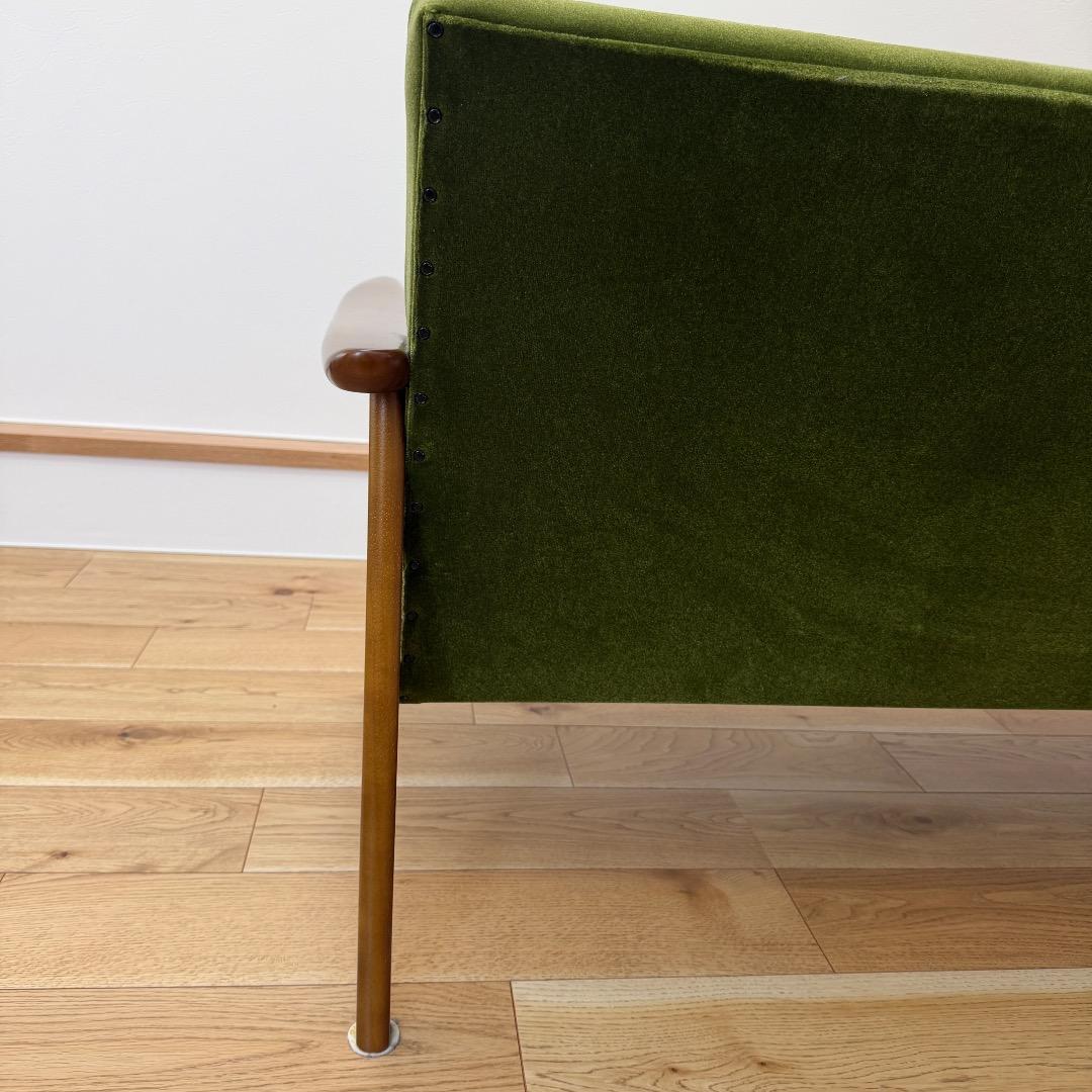 ✳︎週末のお値引き✳︎【美品】カリモク６０　Kチェア　２シーター　モケットグリーン