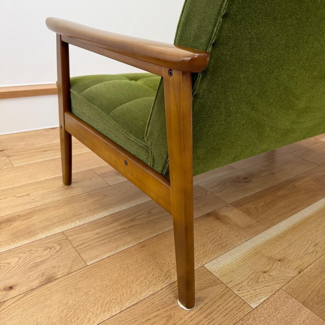 ✳︎週末のお値引き✳︎【美品】カリモク６０　Kチェア　２シーター　モケットグリーン