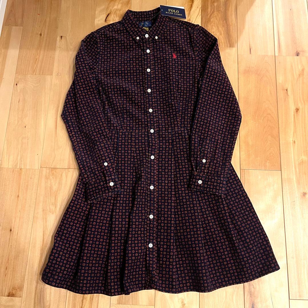 新品タグ付 POLO RALPH LAUREN コーディロイ　ワンピース160