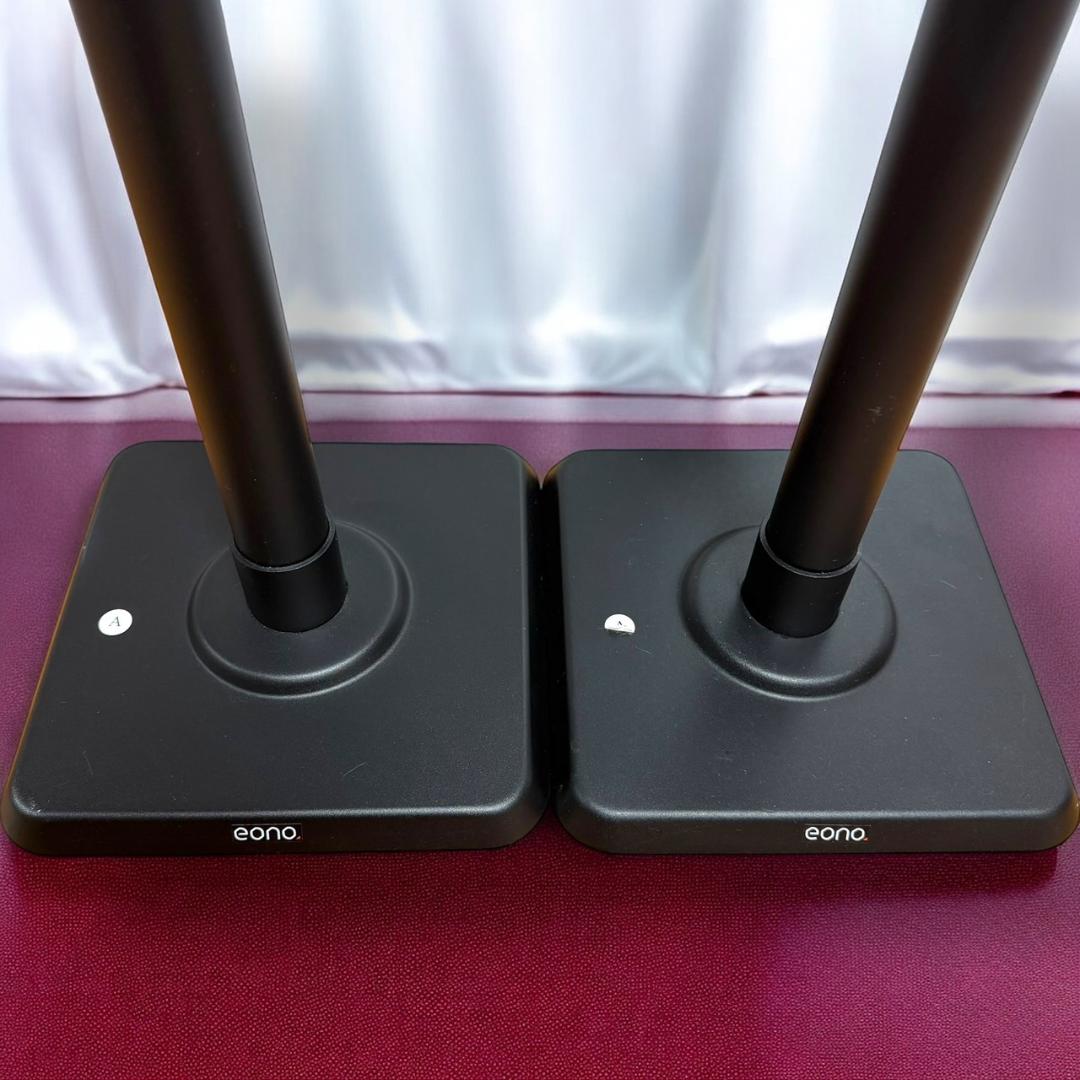 ☆美品 Eono PL5402-07 ブラック スピーカースタンド ペア