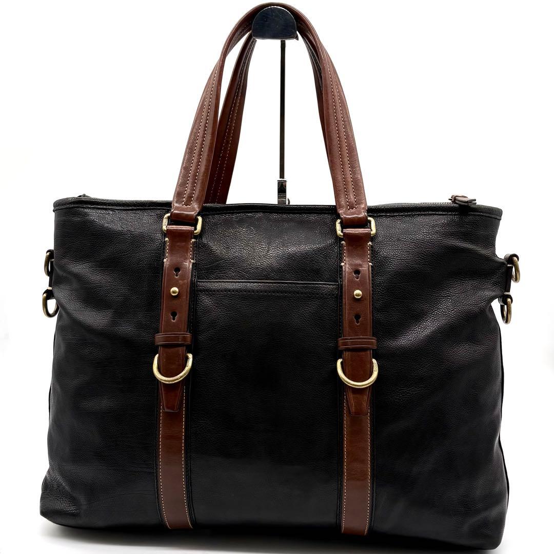 【美品】コーチ ハリソン 2way トートバッグ 肩掛け A4可 レザー