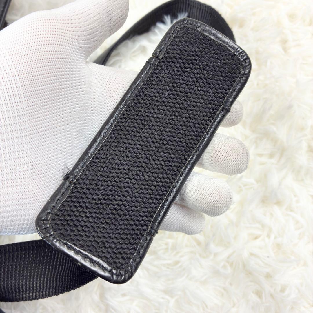 ヴィスコンティ 本革 メッセンジャーバッグ　ショルダーバッグ　A4可　ブラック