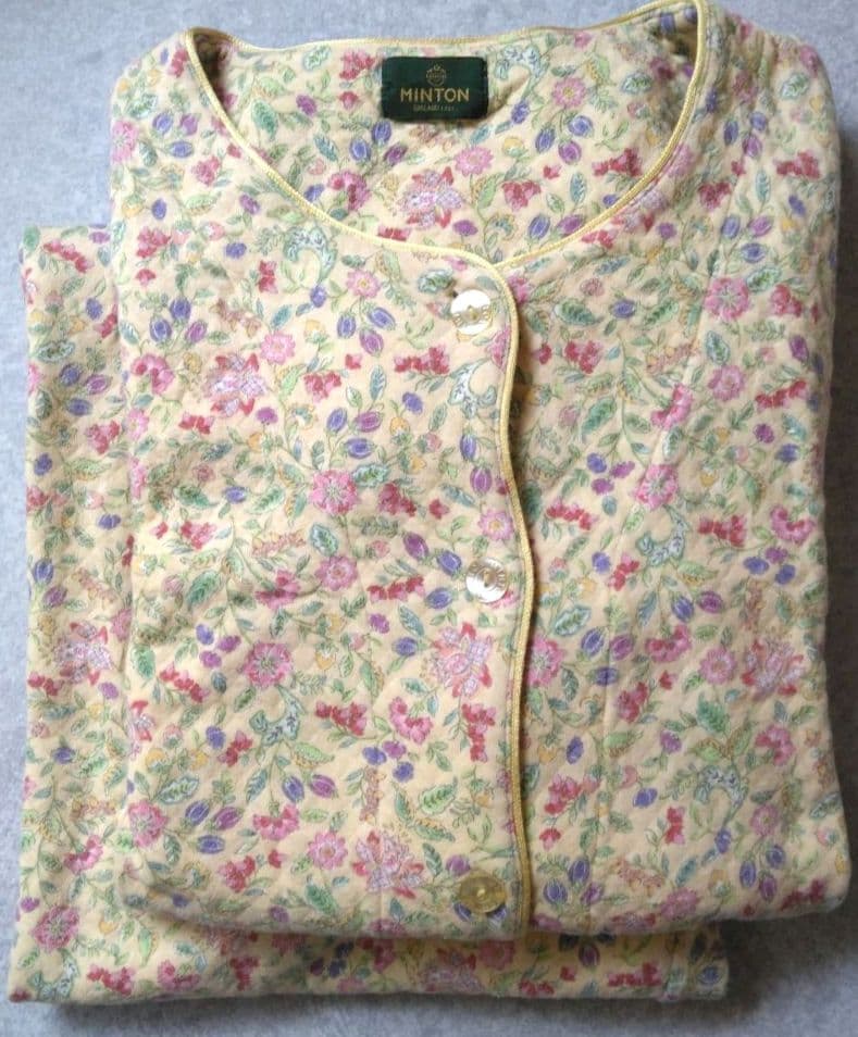 美品☆ワコール　ミントン　レディースパジャマ　冬用　厚地　Wacoal