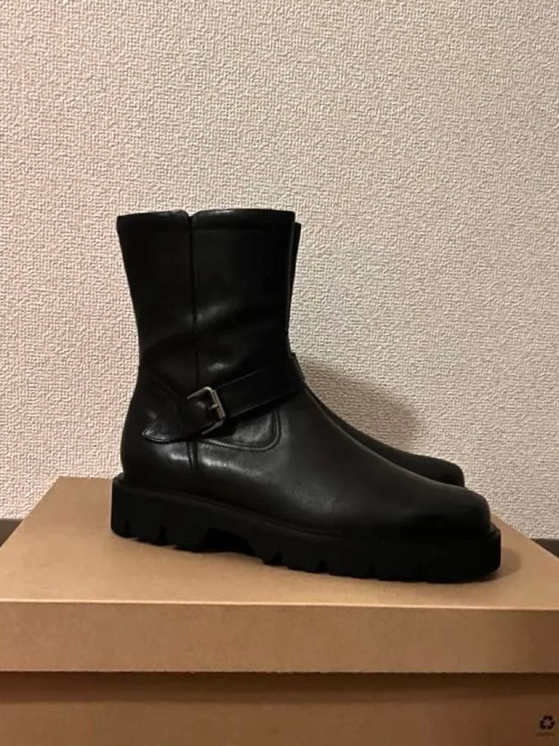 HIMIKO 本革 トラックソールエンジニアブーツ 撥水 未使用品✨