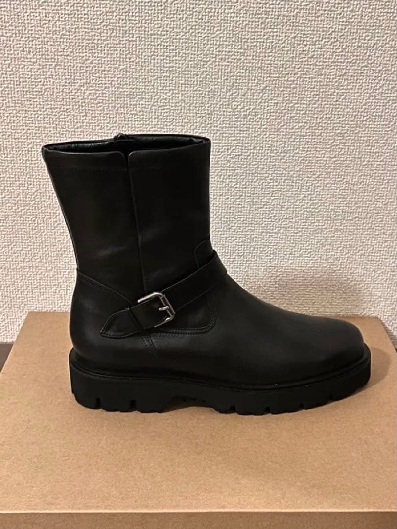 HIMIKO 本革 トラックソールエンジニアブーツ 撥水 未使用品✨