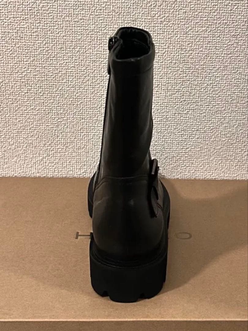 HIMIKO 本革 トラックソールエンジニアブーツ 撥水 未使用品✨