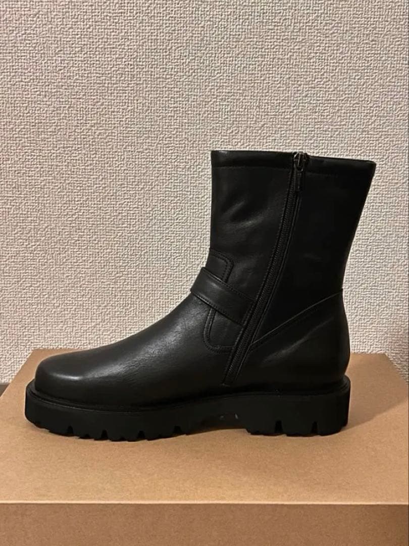 HIMIKO 本革 トラックソールエンジニアブーツ 撥水 未使用品✨