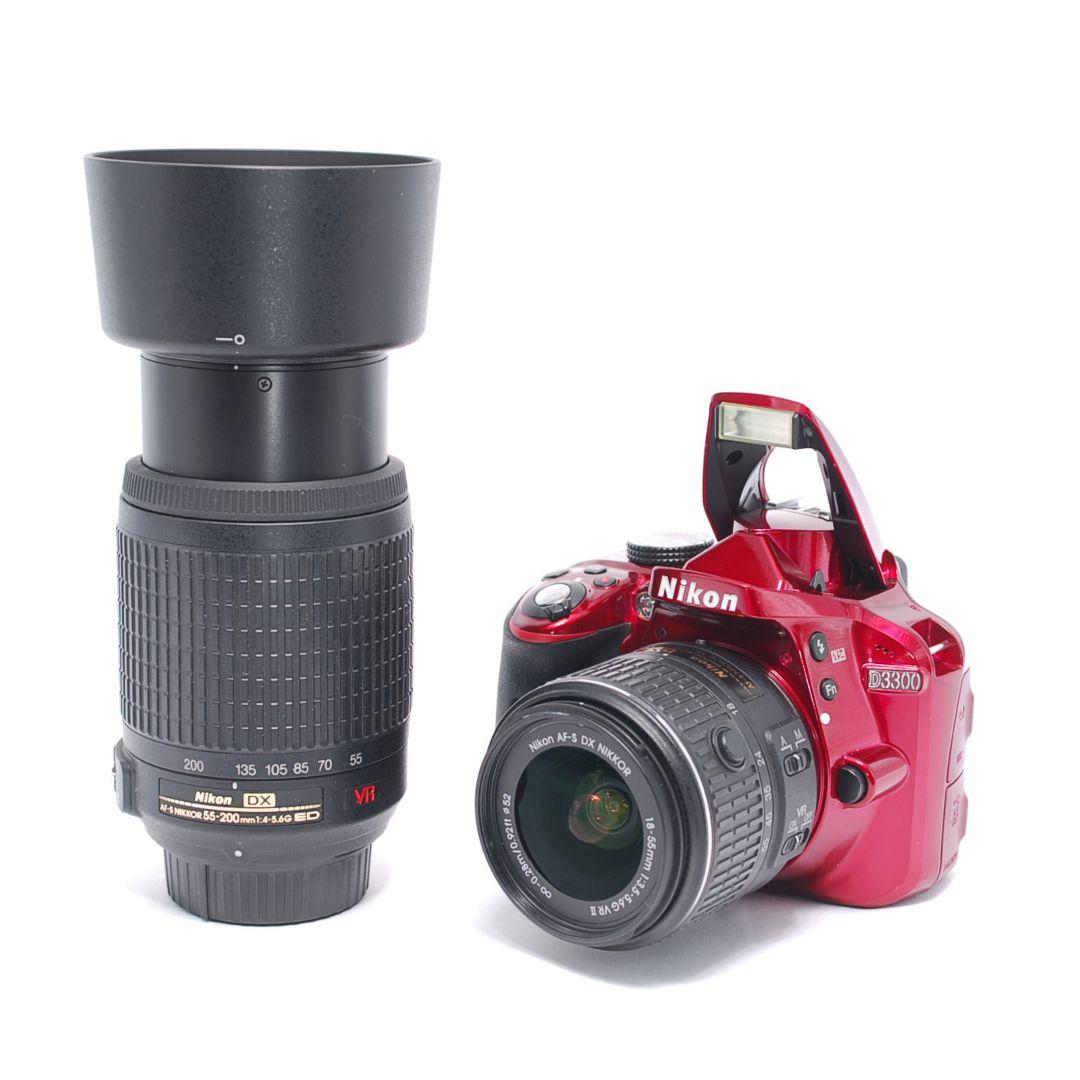❤即購入1000円OFF❤ ニコン D3300 手振れ補正付き ダブルズーム