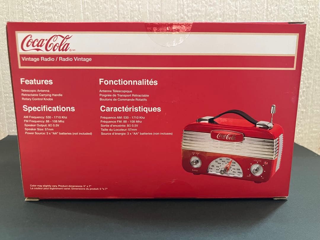 コカ・コーラ　ラジオ　レトロ品　新品未開封