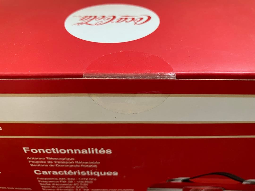 コカ・コーラ　ラジオ　レトロ品　新品未開封