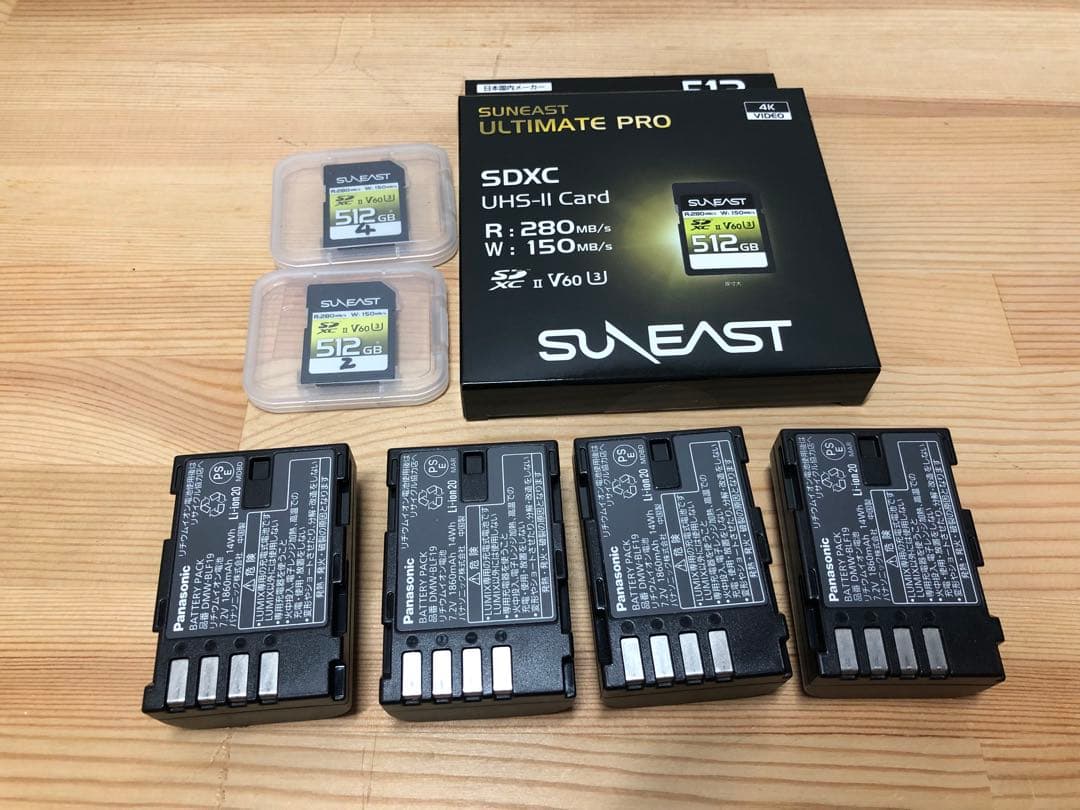 Panasonic GH-5 本体のみ　純正電池4個付き