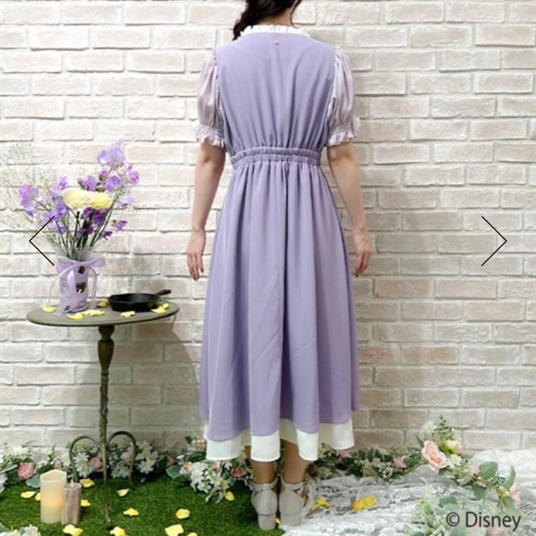 ク*新様 ラプンツェルaxes femme塔の上のラプンツェルワンピース ドレス