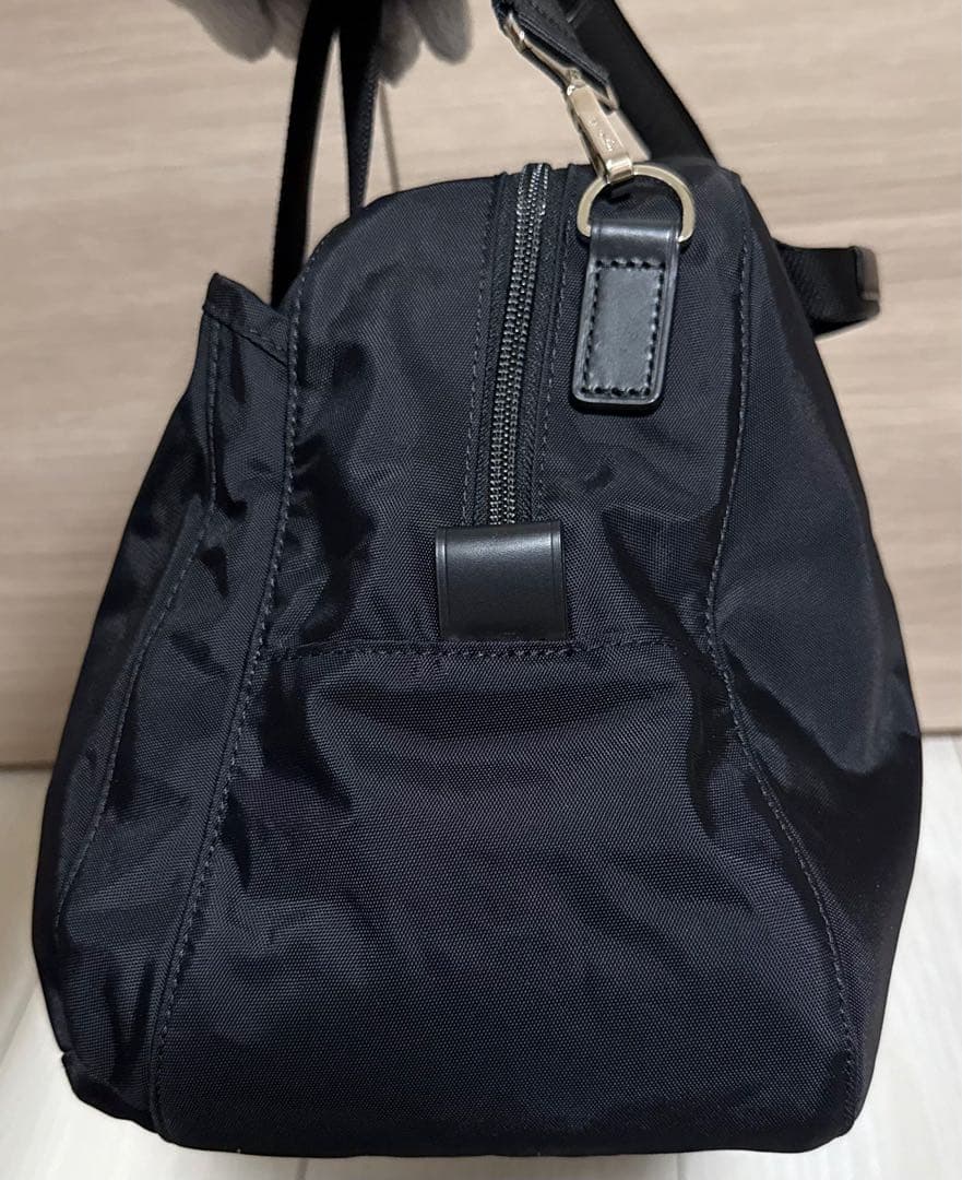 美品 agnes b. アニエスベー ボストンバッグ 2way ブラック 現行品