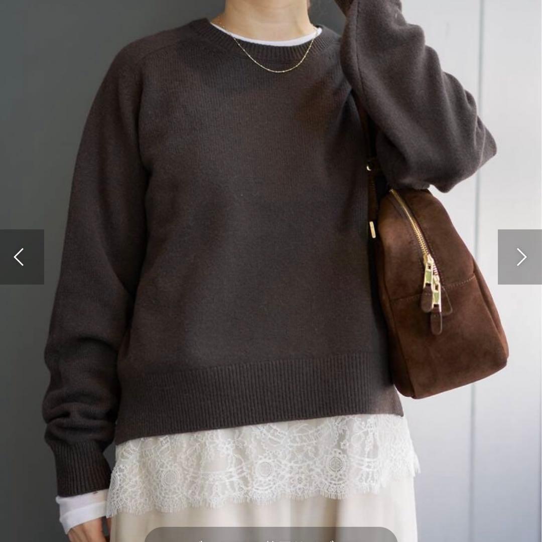 レースヘムキャミソール新品再入荷